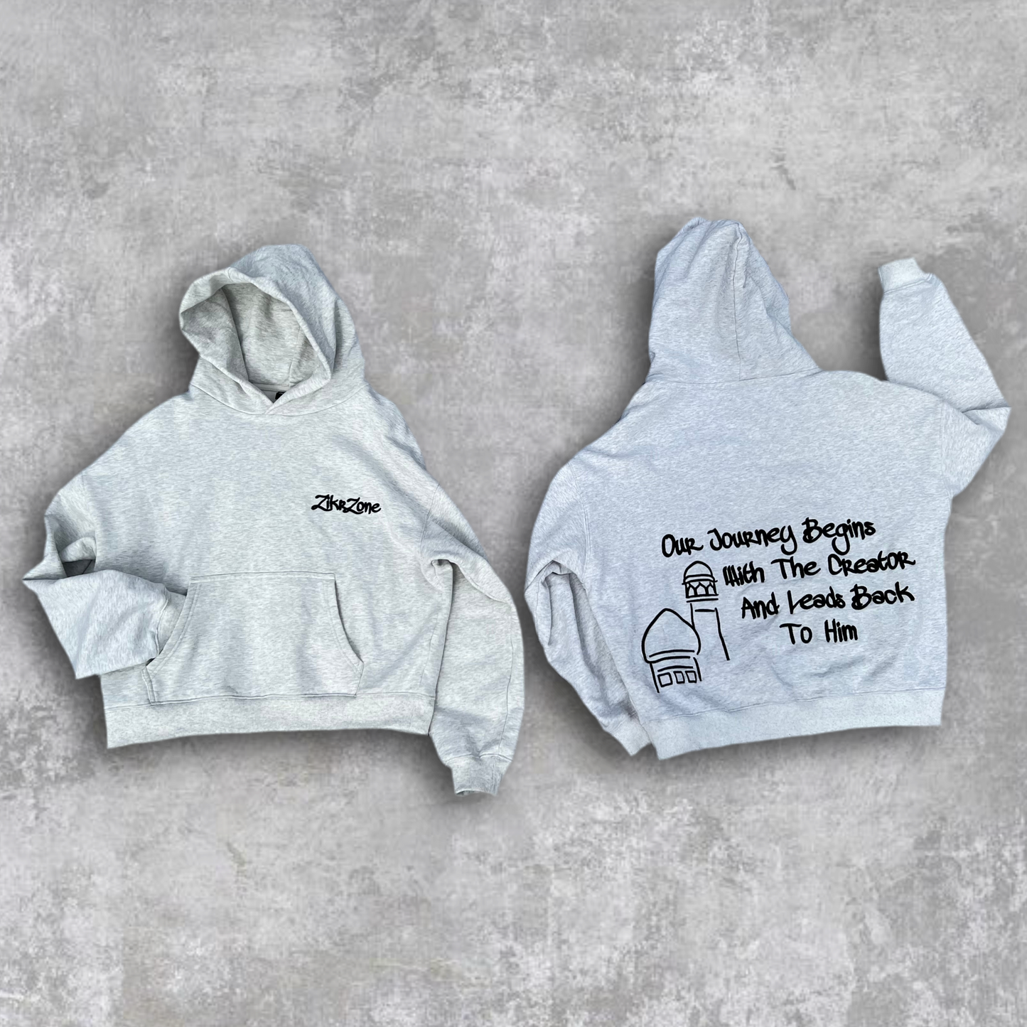 Gray Oversized Hoodie